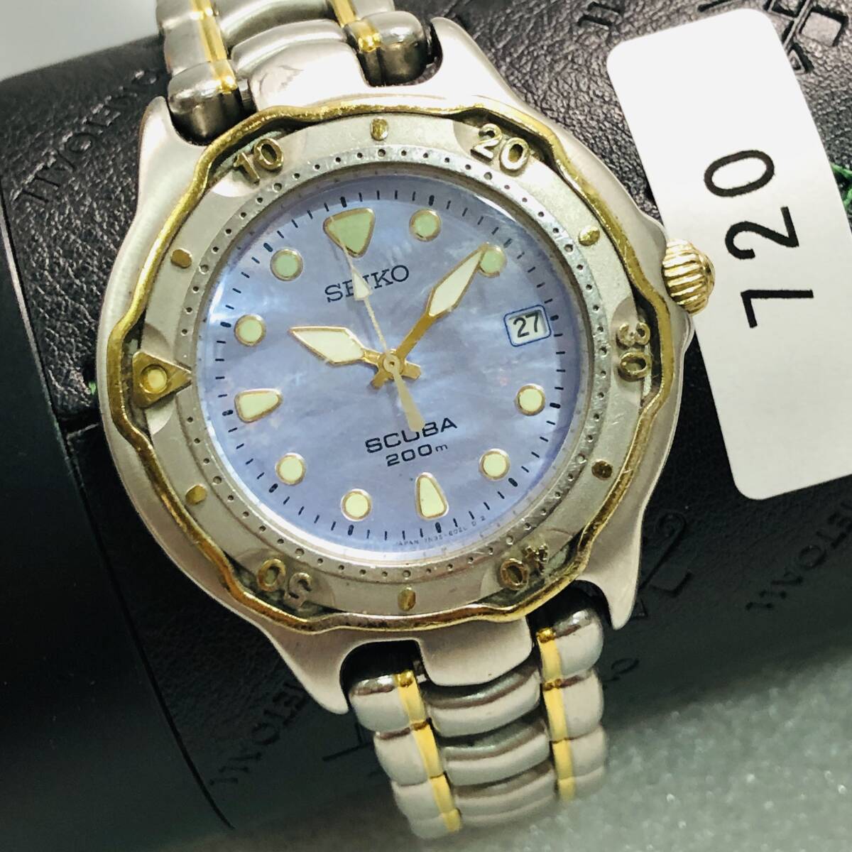腕時計 セイコー SEIKO SCUBA スキューバ 200m ダイバーズウォッチ 未稼働 クオーツ quartz ベルト難あり 720拍卖