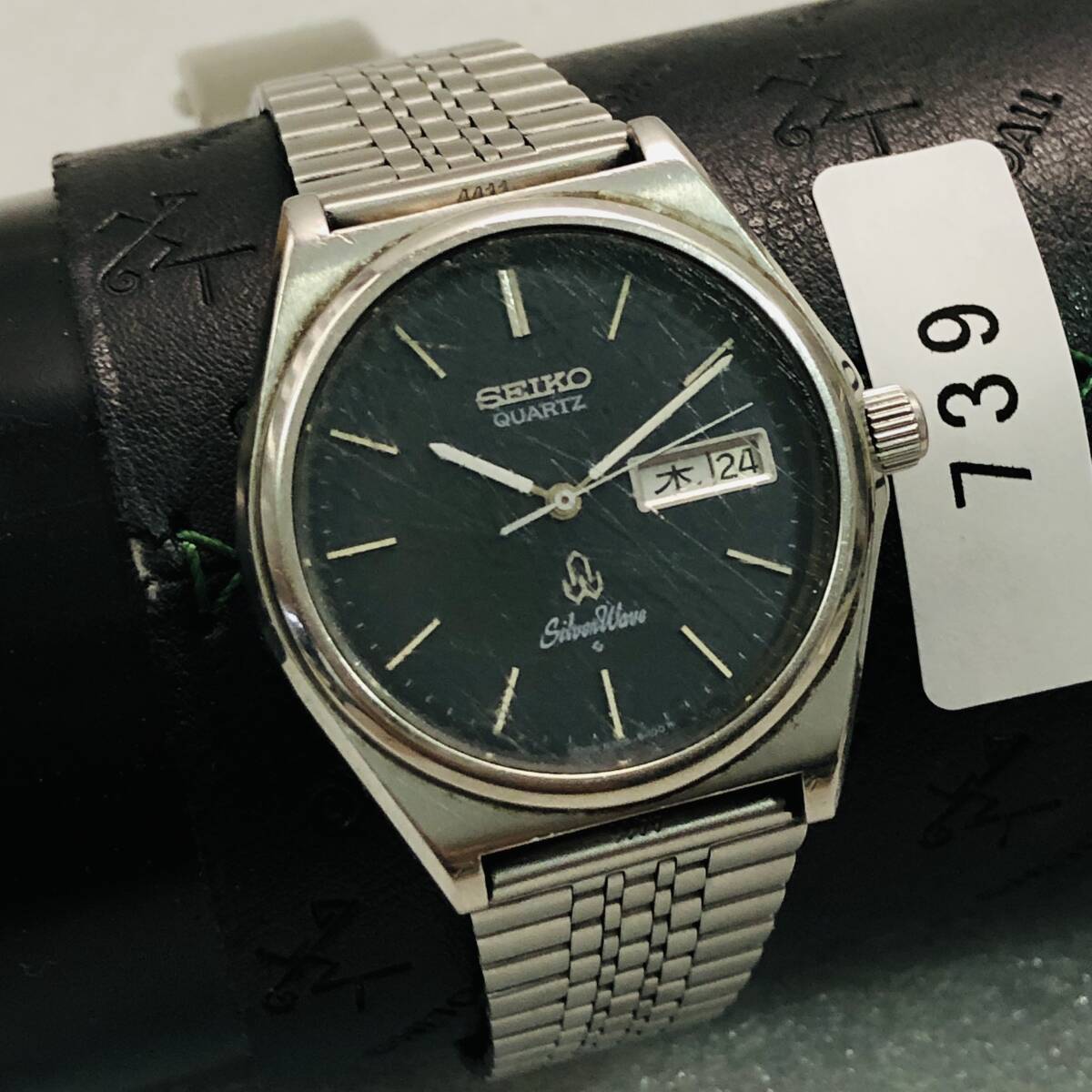 腕時計 セイコー SEIKO シルバーウェーブ デイデイト 8229-8000 未稼働 クオーツ quartz 739拍卖