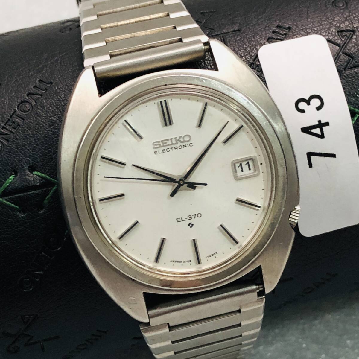 腕時計 セイコー SEIKO エレクトロニック EL-370 3702-7010 ビンテージ 未稼働 クオーツ quartz 743拍卖
