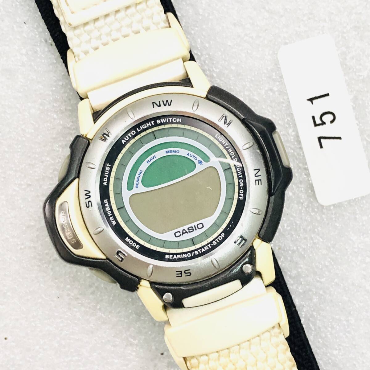 腕時計 CASIO カシオ PROTREAK プロトレック Lei PRL-35UJ 未稼働 クオーツ quartz 751拍卖