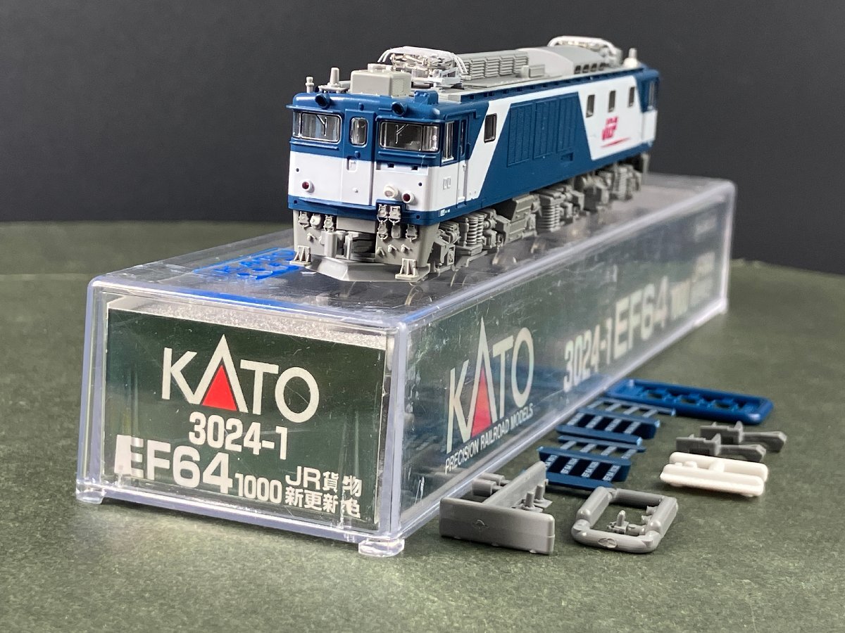 【美品】カトー KATO 3024-1 EF64 1000 JR貨物新更新色 電気機関車 動作確認済 Nゲージ HAM0821拍卖