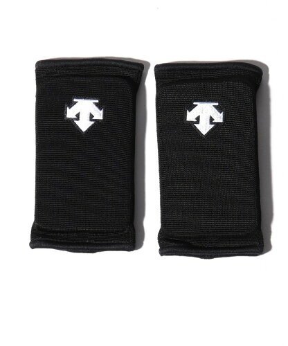 A0337★デサント★新品★ジュニアバレーボール ひじサポーター DVB8713JB ブラック×ホワイト(BLK) 2個組拍卖