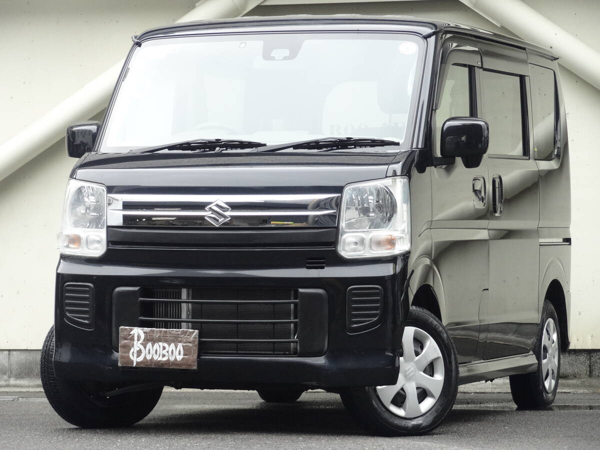 ◆低走0.9万㌔!H28年【エブリィワゴン】上級『JPターボ』人気ブラック/ターボ車/スマートキー/衝突被害軽減ブレーキ/プッシュスタート◆拍卖