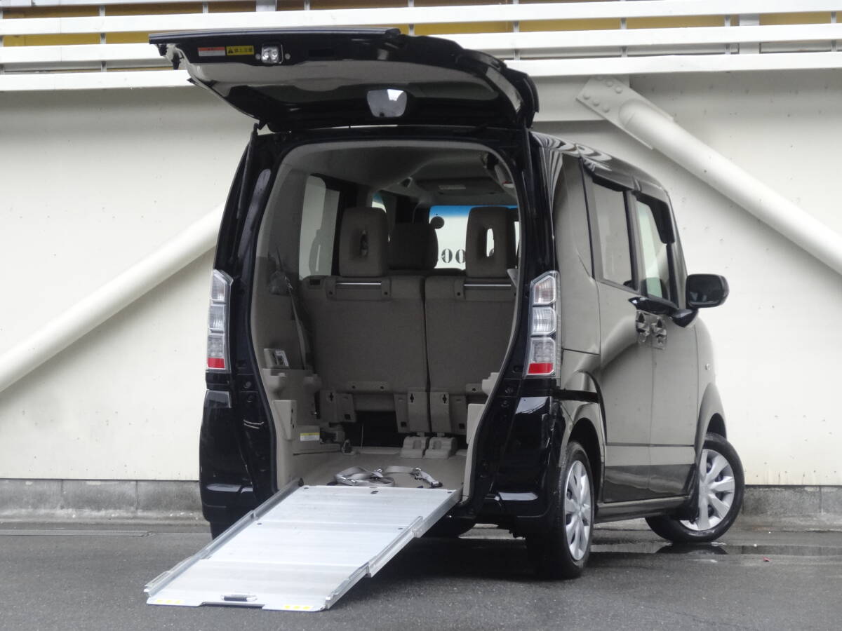 ◆修歴無!福祉車両【N-BOX+】『G・Lパッケージ車椅子仕様』低走5.0万㌔/スローパー/スマートキー/両側スライドドア/ステアリングリモコン拍卖