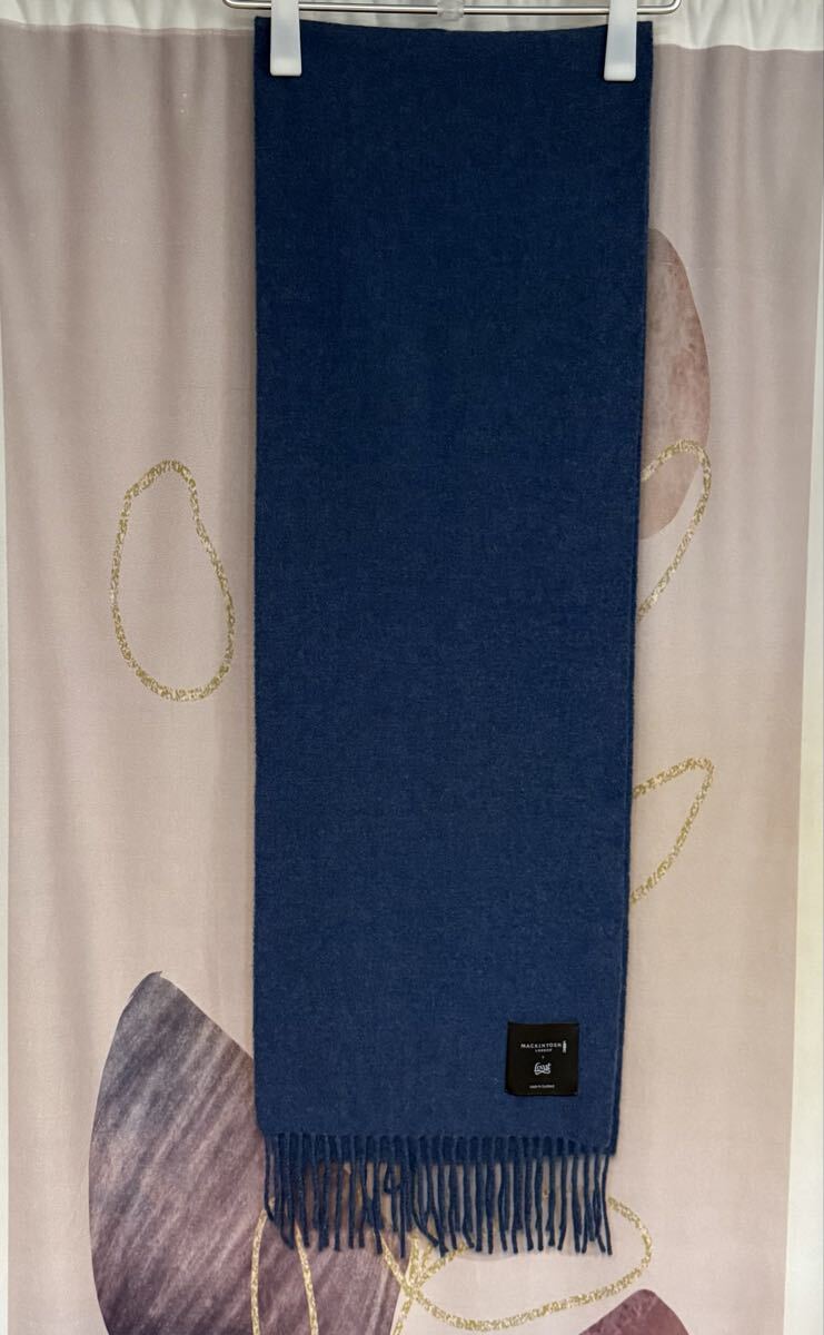 マッキントッシュ別注 ラバット ラムウールアンゴラ マフラー スコットランド製拍卖