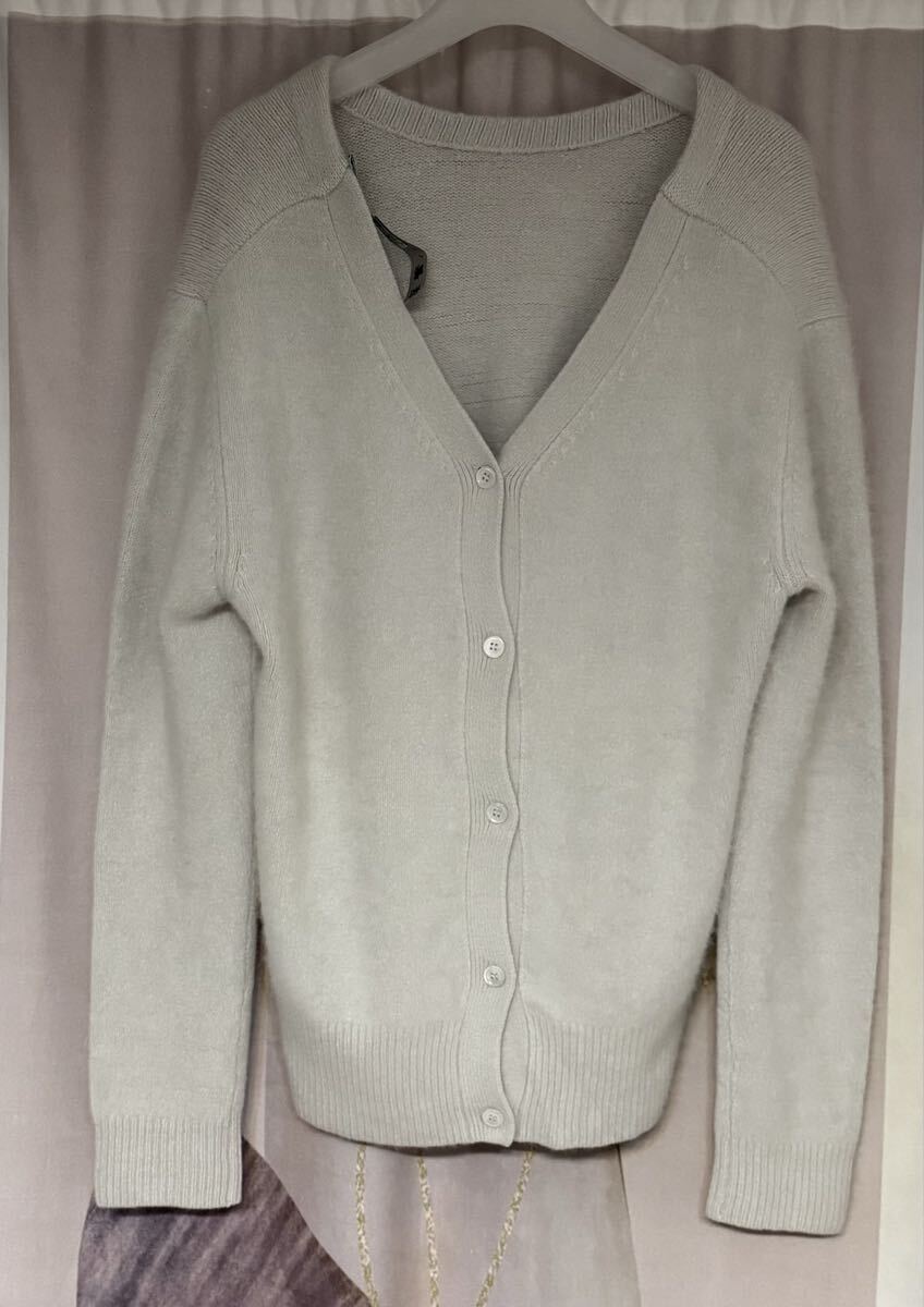 スタニングルアー シェルボタン LANA ウール100% シャギー カーディガン拍卖