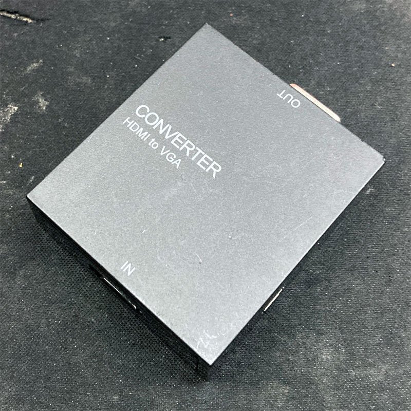 動作確認済 HDMI→VGA HDMI信号VGA変換コンバーター ★ エレコム AD-HDCV01 5V USBケーブル付属 #4717-K拍卖