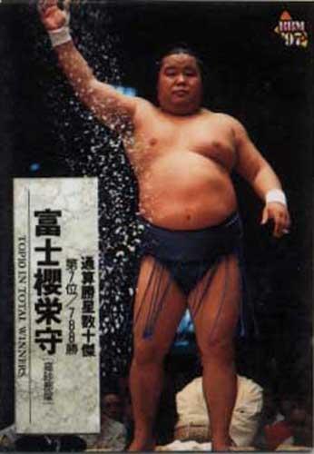 ★中古★トレーディングカード★大相撲★BBM97【#168 通算勝星数十傑/第7位 富士櫻妥守】★拍卖