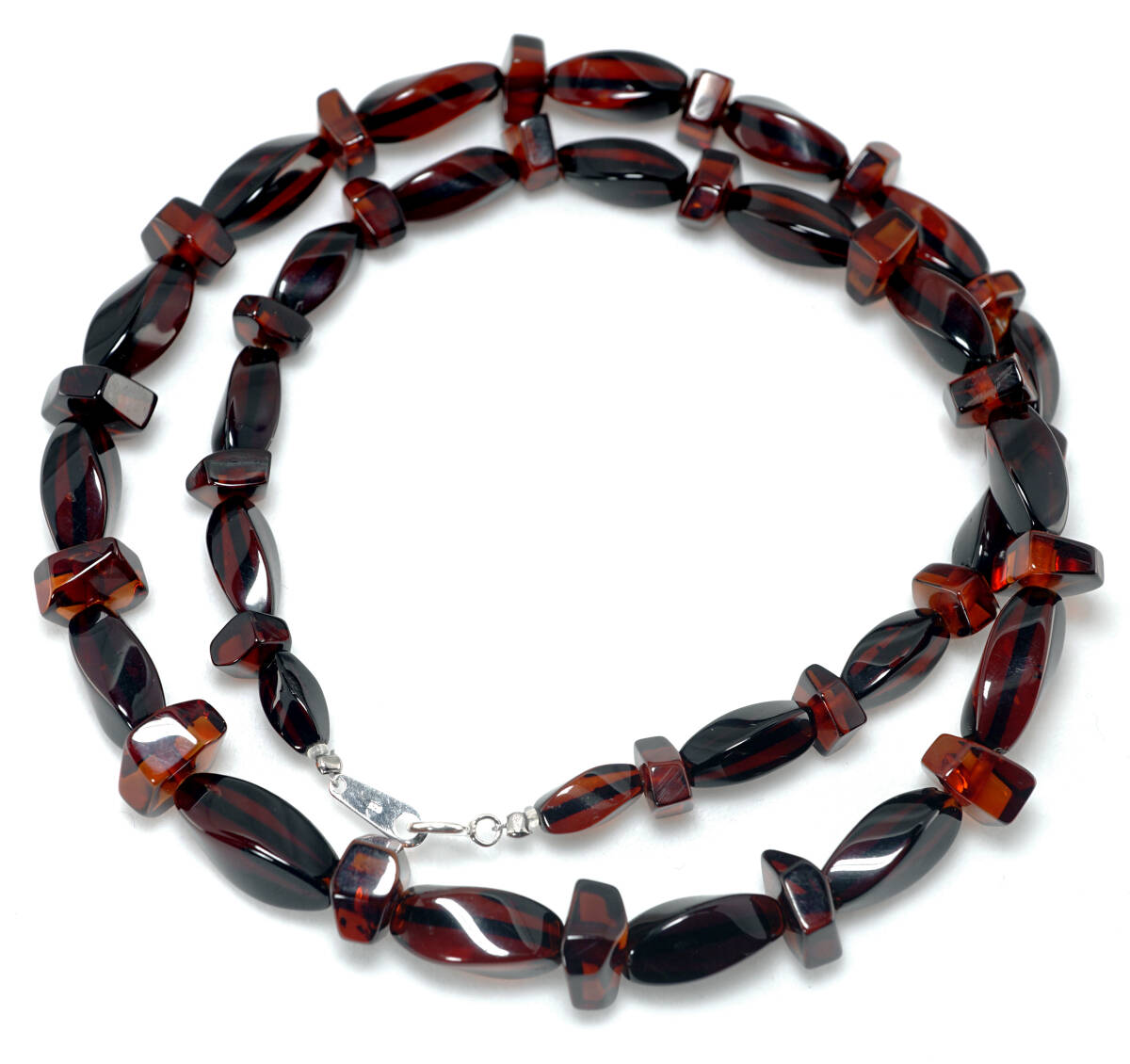 ▲新品自社製作 天然コハク 最高級 SV 11.0g 45cm ネックレス 宝石 ジュエリー jewelry拍卖