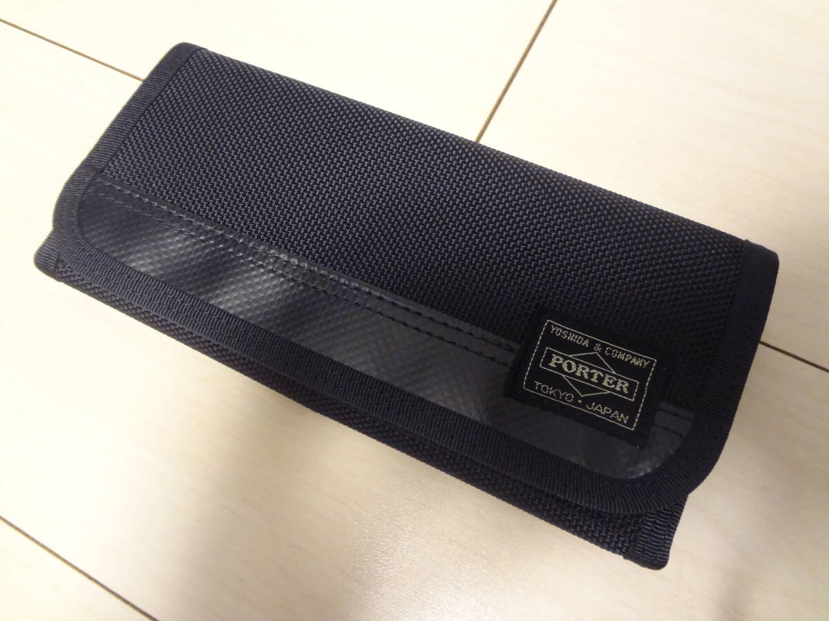 ★送料無料&美品★PORTER【ポーター】HEAT/ヒートの長財布 703-07975 ナイロン ブラック 黒拍卖
