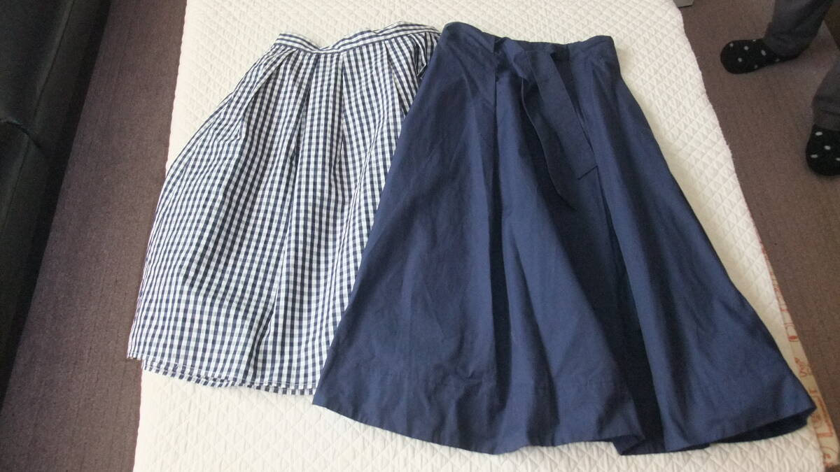 テチチ、ルノンキュール フレアースカート 2まいあわせて M 美品拍卖