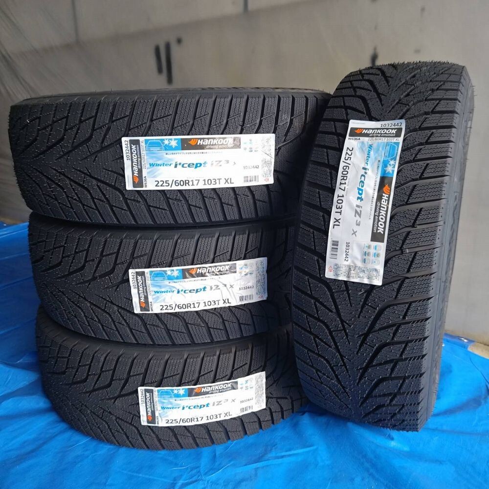 送料無料~【即納 新品 4本 2025年製】Hankook ハンコック Winter icept iZ3 W636A 225/60R17 103T XL 正規品 個人宅様配送OK スタッドレス拍卖