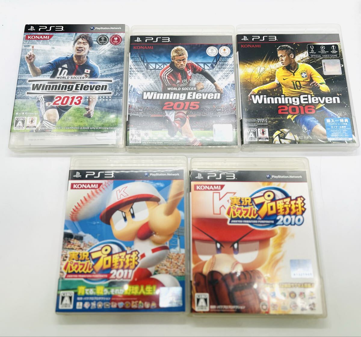 中古品 PS3 Winning Eleven2013 2015 2016 パワプロ2010 2011 ソフトまとめ 5点セット拍卖