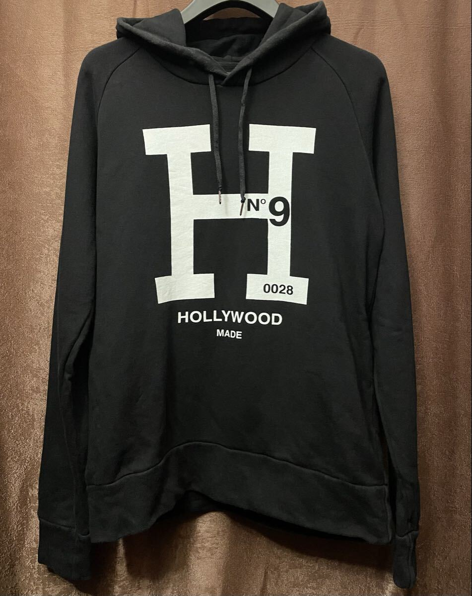 HOLLYWOOD MADE プルオーバーパーカー ブラック Mサイズ ハリウッドメイド パーカー 黒拍卖