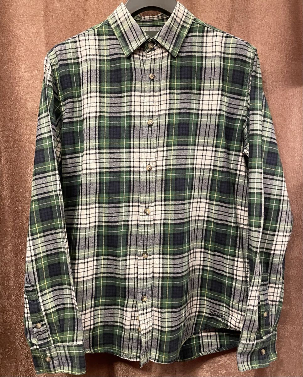 Vintage 55 MAVERICK COLLECTION チェック柄 長袖ボタンダウンシャツ グリーン Mサイズ ヴィンテージ55 長袖シャツ チェックシャツ 緑拍卖
