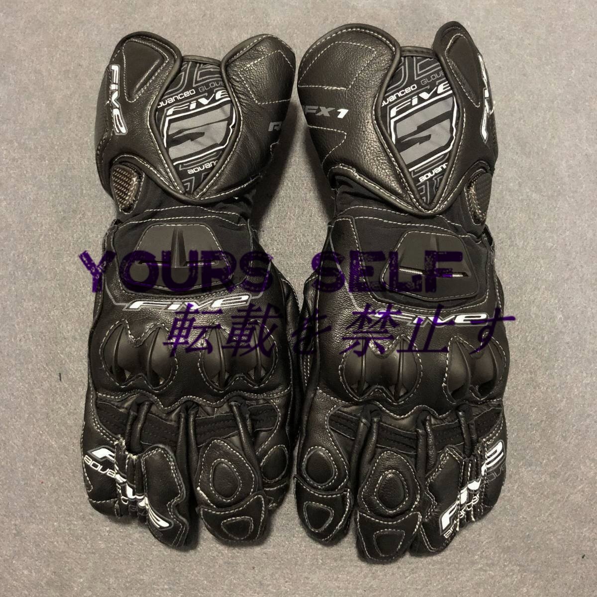 新入荷 ★FIVE RFX1 バイクカーボングローブ 男女兼用 人気品 黒 サイズM-XLDJ1216拍卖