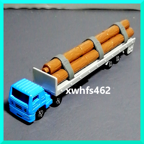 即決美品 いすゞ ギガ 木材運搬車 ロング トレーラー トミカ ギフト てあそびたくさん!工事現場セット 付属品 トミカ ミニカー 111拍卖