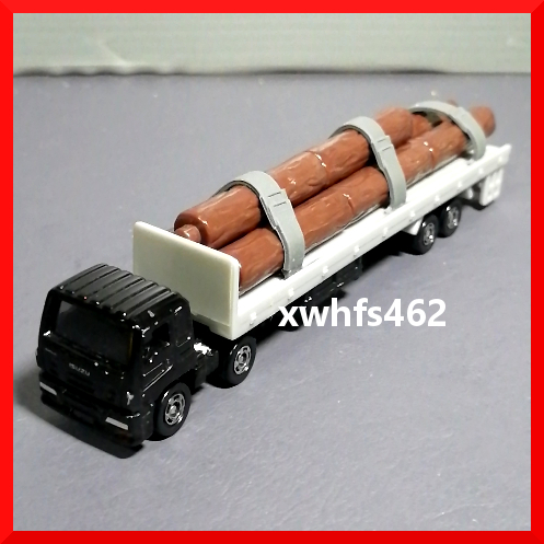 即決美品 ロングトミカ いすゞ ギガ 木材運搬車 トレーラー 建設現場 工事 車両 トミカ ダイキャスト ミニカー TOMICA タカラトミー 111拍卖