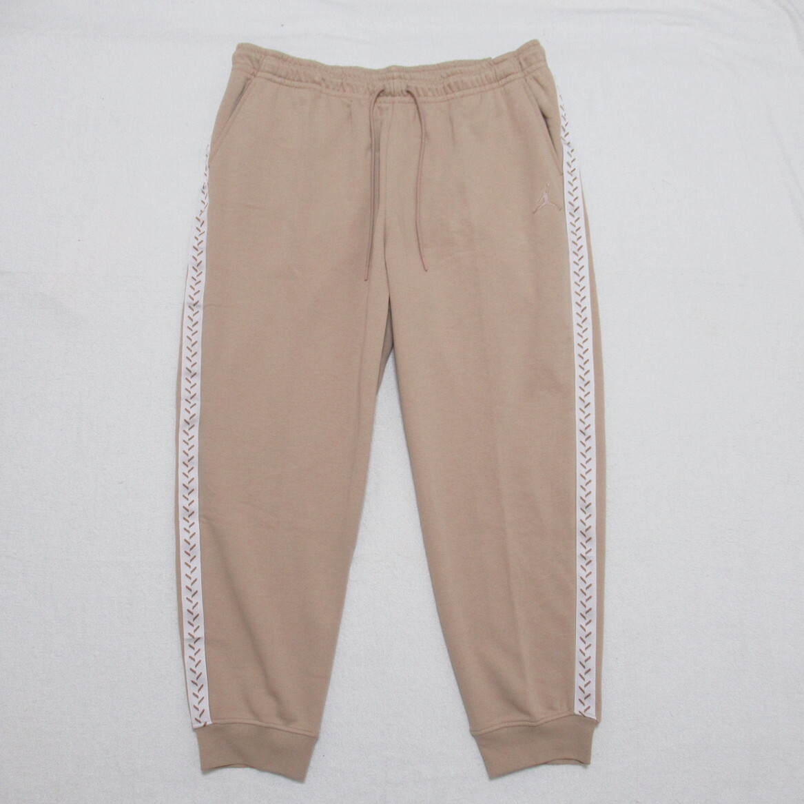 NIKE AIR JORDAN パンツ ベージュ US L ナイキ エアジョーダン フライト MVP スウェット フリース USサイズ FN6356-244拍卖