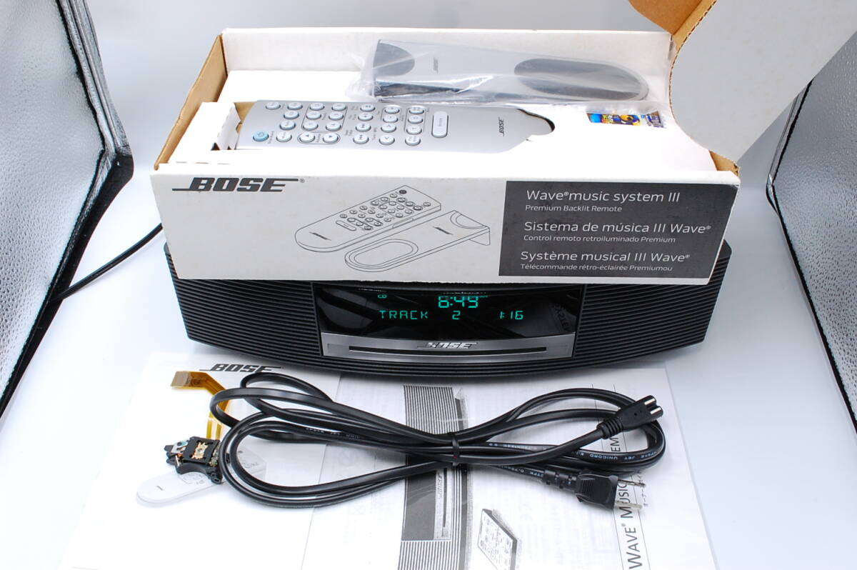 ★ BOSE ボーズ Wave Music System Ⅲ 3 ピックアップ新品に交換済み 動作良好 プレミアムリモコン付き★拍卖