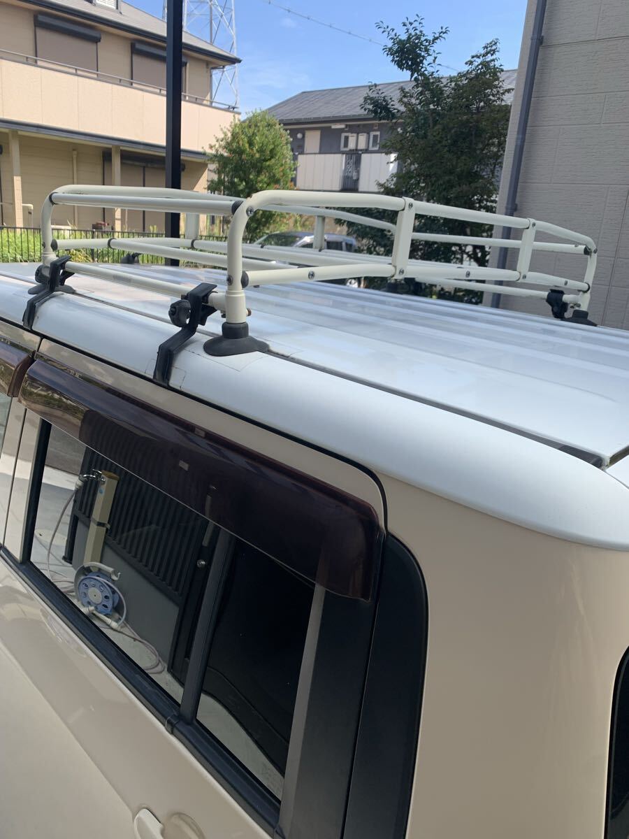 スズキ純正オプション!ラパン HE22S ルーフラック ルーフキャリア 吸盤式 キャリア ドレスアップ 取り扱い説明書付き!拍卖