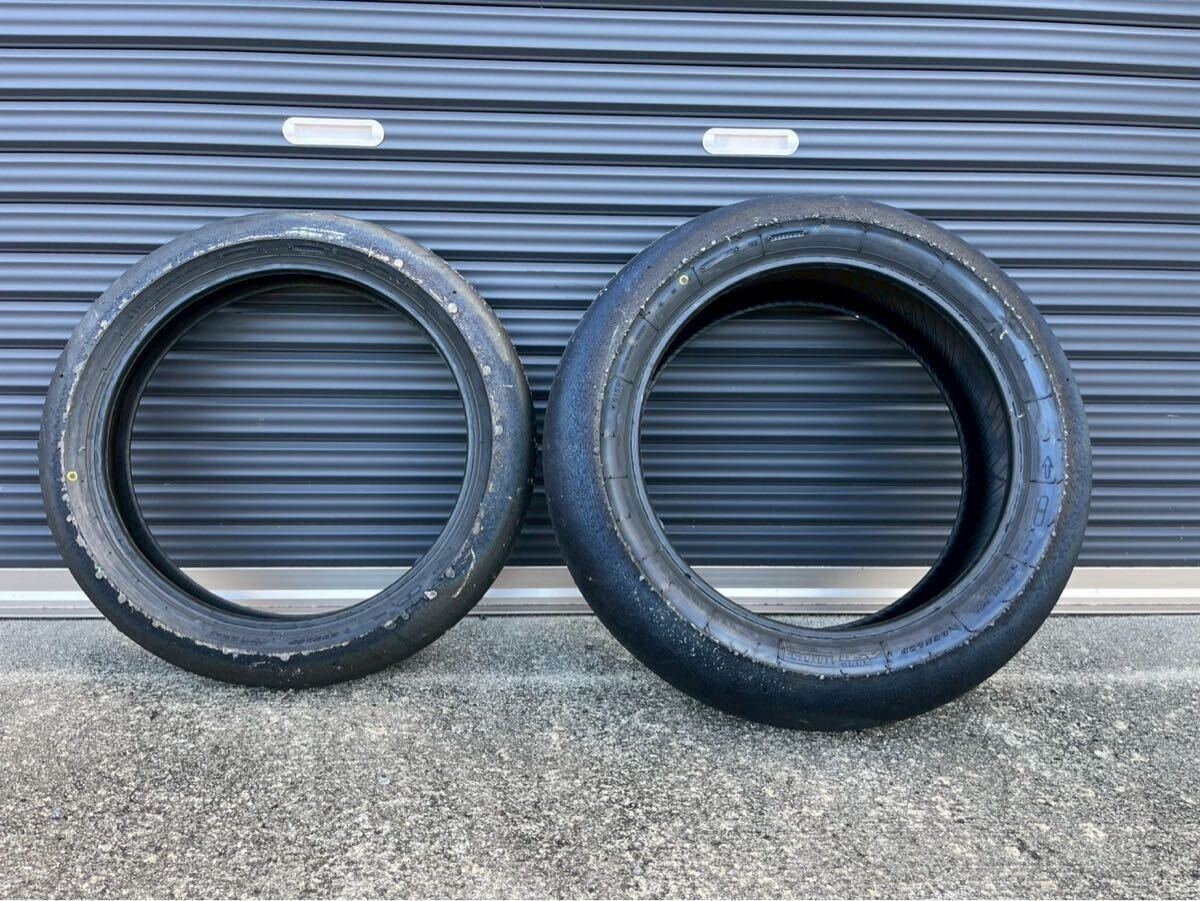 【中古】ダンロップスリックタイヤ ST1000練習用 24年製造 KR149 KR133 レース用1000cc対応タイヤ CBR1000RR-R YZF-R1ZX-10R 前後セット拍卖