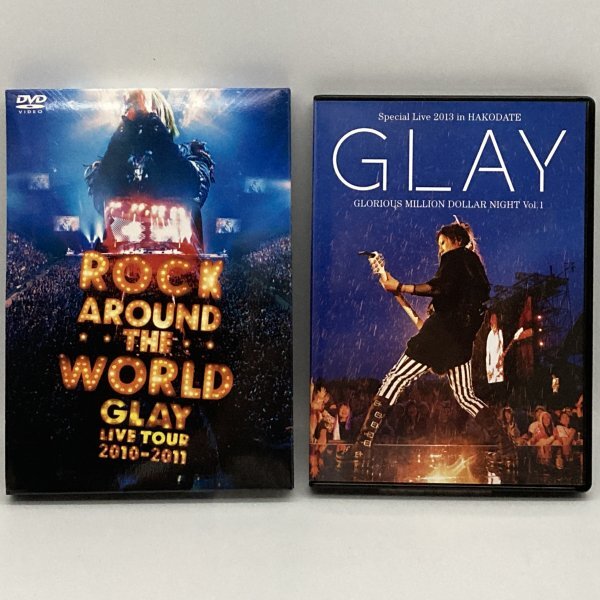 GLAY まとめて2本セット ROCK AROUND THE WORLD 2010-2011 SAITAMA SUPER ARENA / Special Live 2013 in HAKODATE ミュージック DVD拍卖