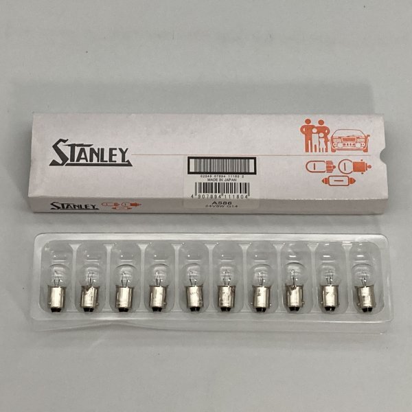 STANLEY スタンレー A586 24V 6W G14 10個入り 4907894111804拍卖