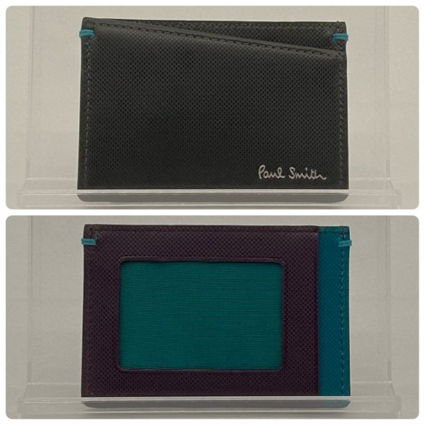 ポールスミス カード入れ パスケース レザー ブラック 黒 ファッション拍卖