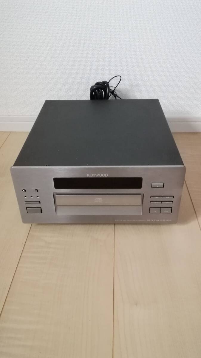 KENWOOD DPF-7002 CDプレーヤー 通電確認済み トレイ開閉順調 訳ありジャンク品拍卖