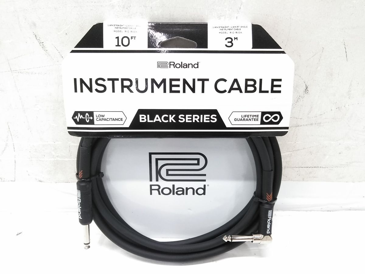 ♪未使用 ROLAND ローランド INSTRUMENT CABLE GOLD SERIES 3M ギターケーブル ギターシールド 1015-16H 〒♪拍卖