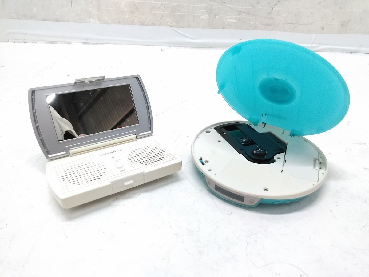 ●動作品 セット SONY ソニー ポータブル CDプレーヤー WALKMAN コンパクトスピーカー AT-SP202 1017-325A〒●拍卖