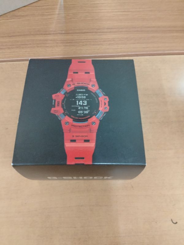 【中古美品】CASIO G-SHOCK GBD-H1000-4JR レッド GPS 心拍計 スマートウォッチ メンズ JAN:4549526257766拍卖