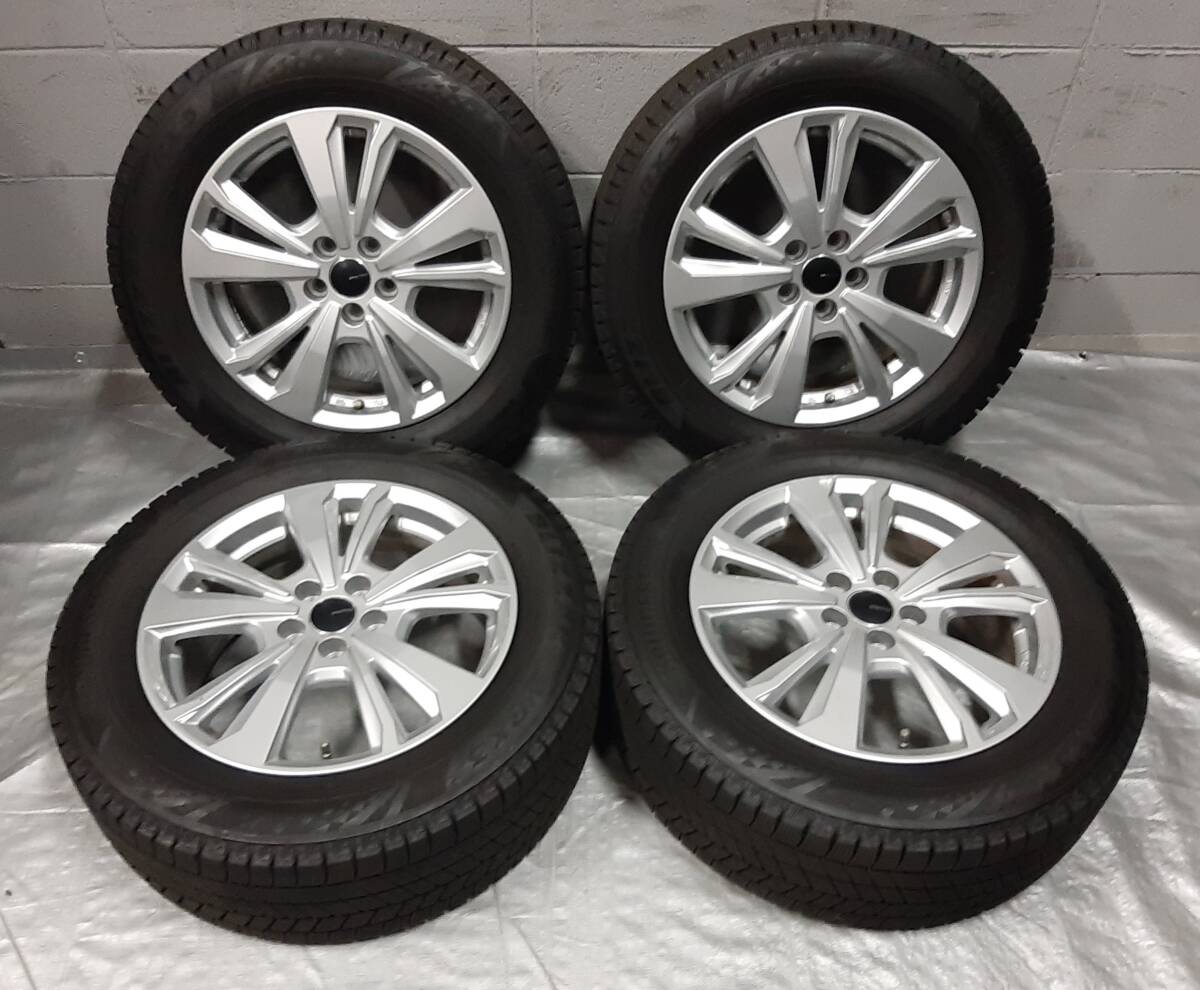 ◆VW フォルクスワーゲン T-CROSS等◆23年製バリ山!ブリヂストン VRX3 205/60R16 Smartline365 16×6.5J IS45 5H PCD100 Tクロス 拍卖