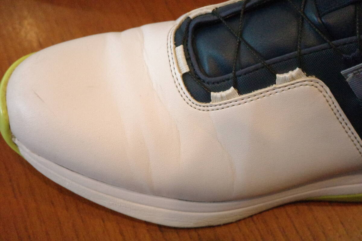 フットジョイ■メンズ FJ プロライト ボア スパイクレス■#56926■ホワイト/ネイビー■27.0CM(W:EEE)■軽快x革新的グリップ拍卖