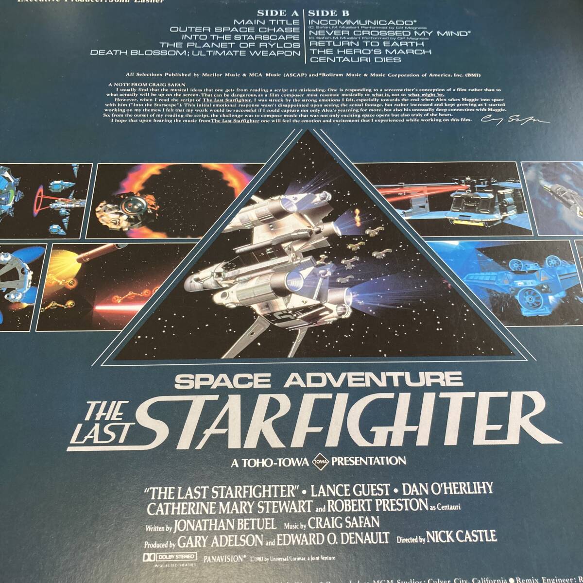 LP! ラスト・スターファイター(クレイグ・セイファン/国内盤)拍卖