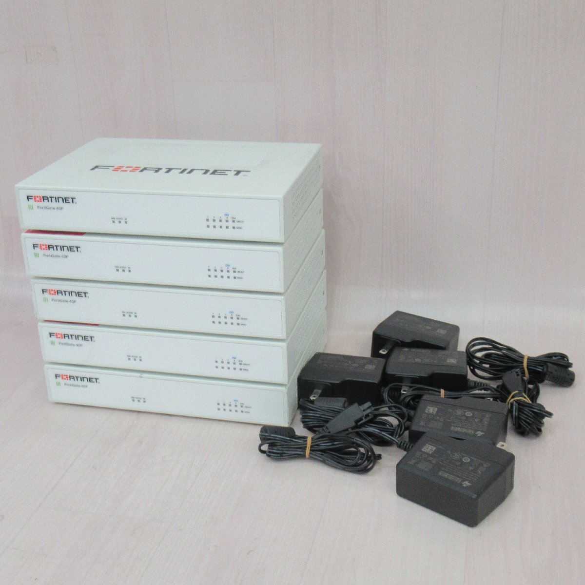 Fortinet FG-40F (5台セット) FortiGate-40F UTM ライセンス26年10月 保証有 XY 19491#拍卖
