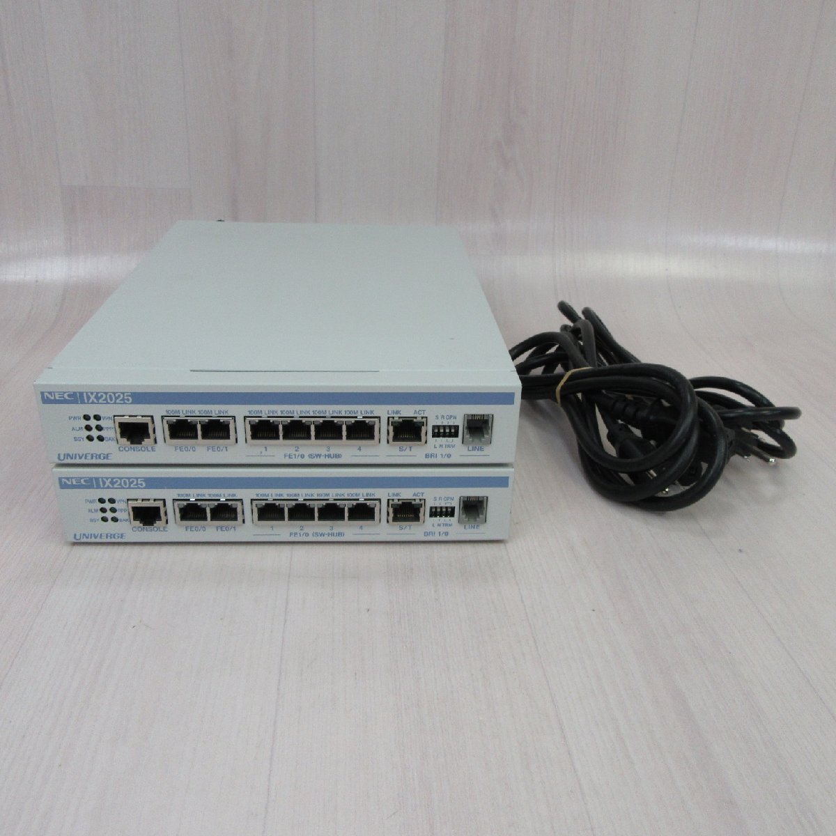 ▲NEC IX2025 2台セット UNIVERGE SN8151 IPREX VPN対応高速アクセスルーター Rev.8.3.8.ldc 保証有 CB247拍卖