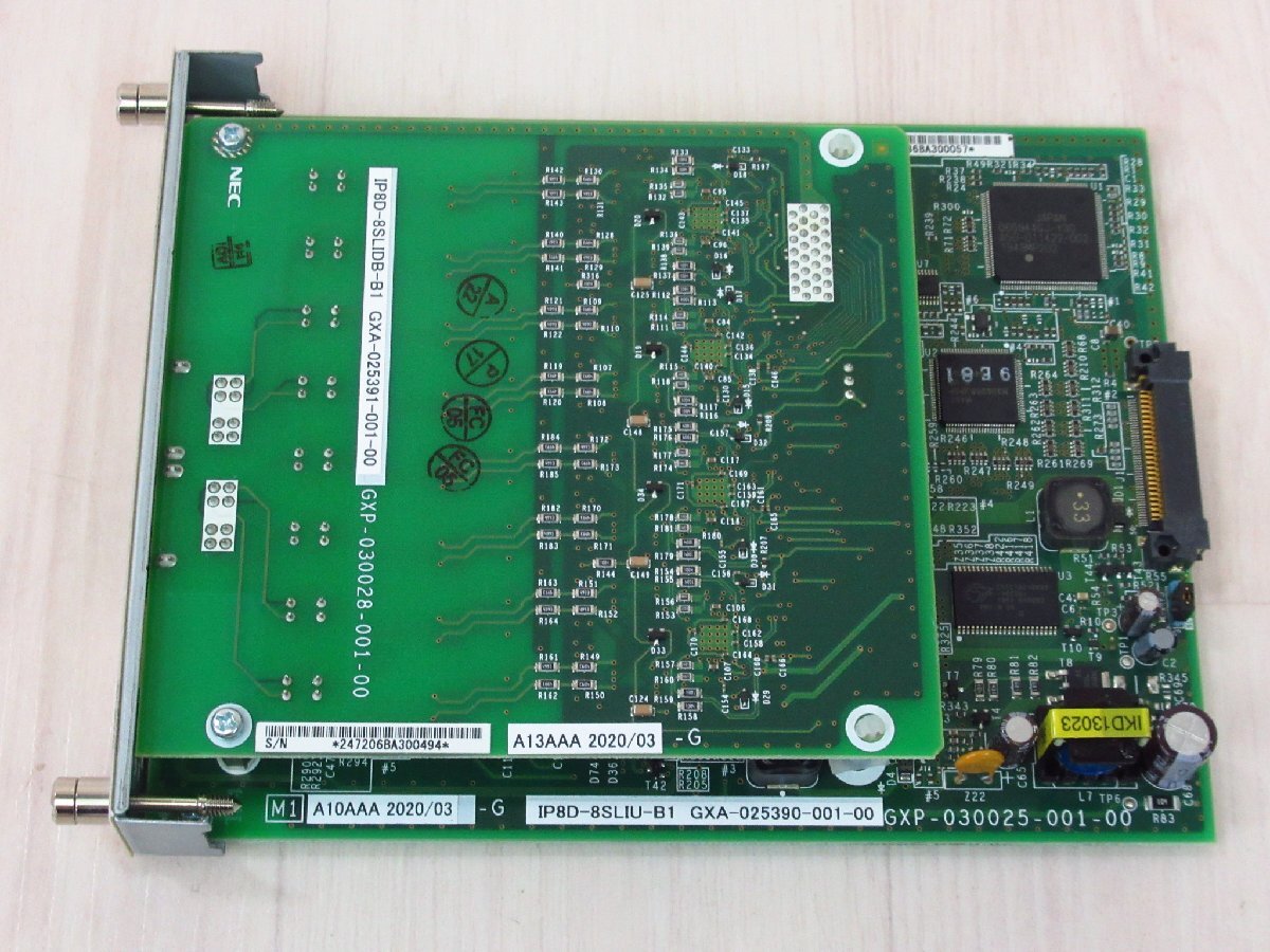 NEC IP8D-8SLIU-B1+IP8D-8SLIDB-B1 Aspire WX 20年製 保証有 PA 1494拍卖