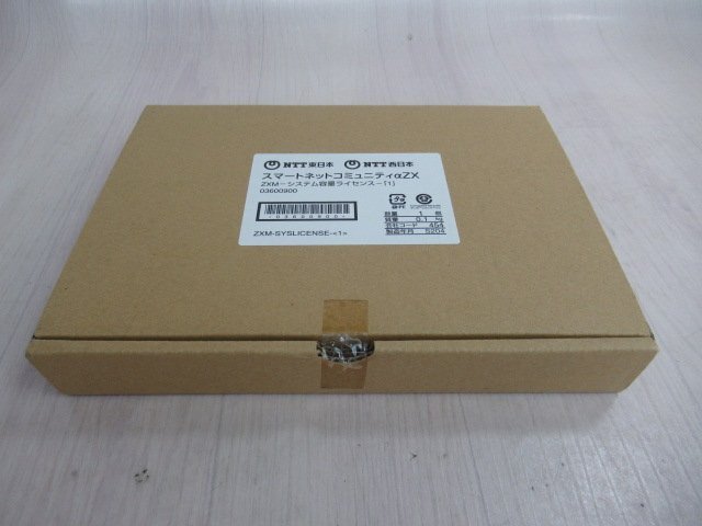 NTT ZXM-SYSLICENSE-(1) αZX システム容量ライセンス 新品 ZF2 20411※拍卖