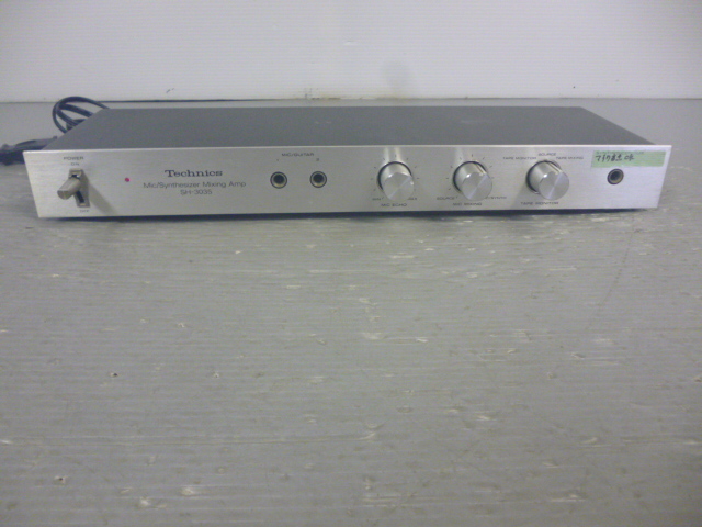 891859 Technics テクニクス SH-3035 マイクシンセサイザーミキシングアンプ拍卖