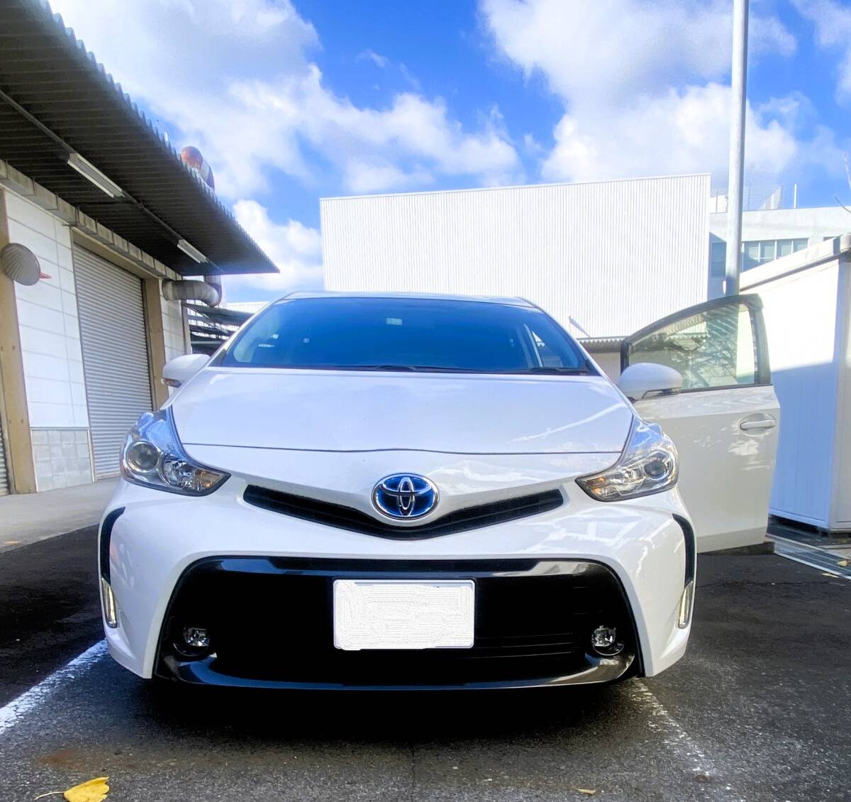 ON-OFFスイッチ付【送料無料】取付書付 プリウスα ZVW40 前後期 デイライトキット プリウスアルファ LEDポジション ユニット 常時点灯可能拍卖