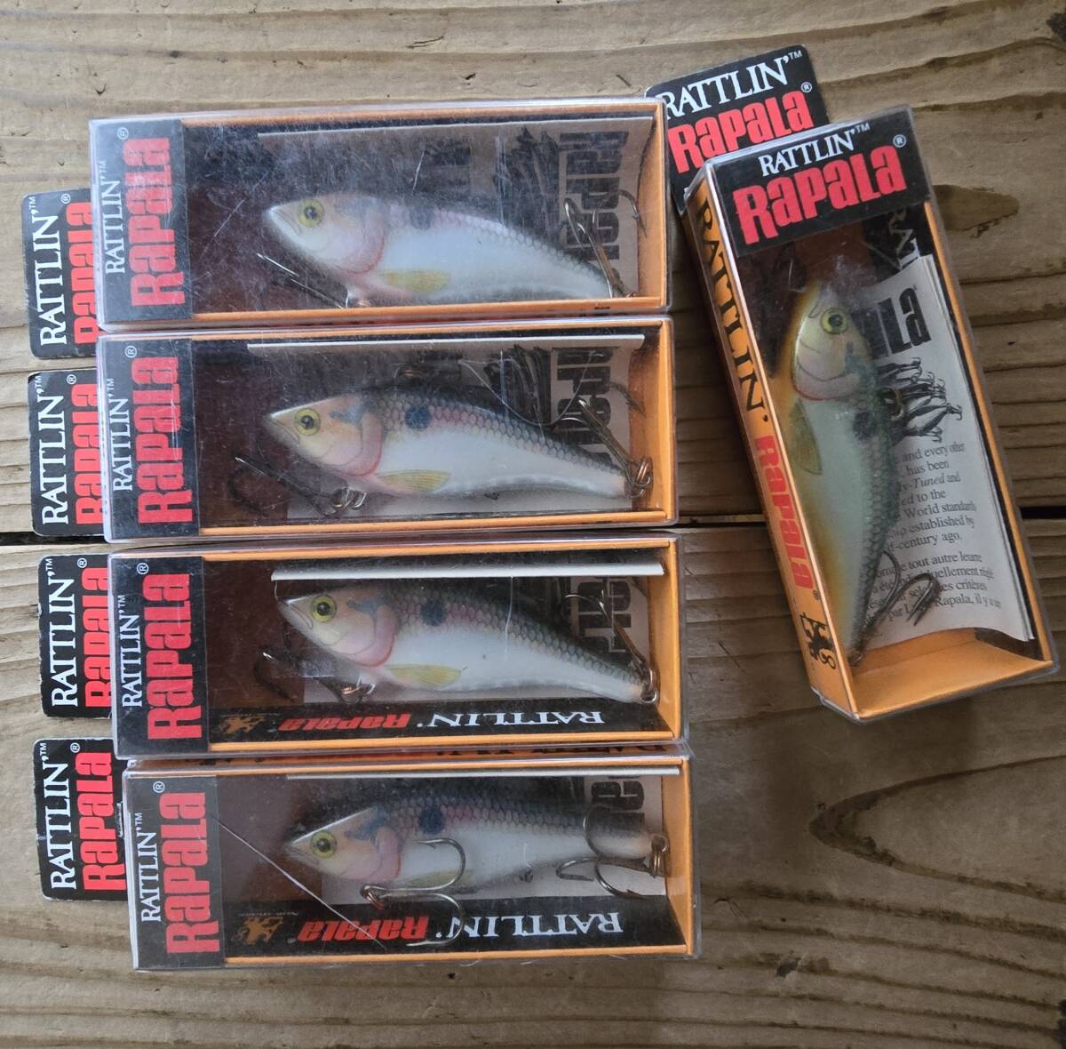 RAPALA RNR-7 SHAD 5個セット拍卖