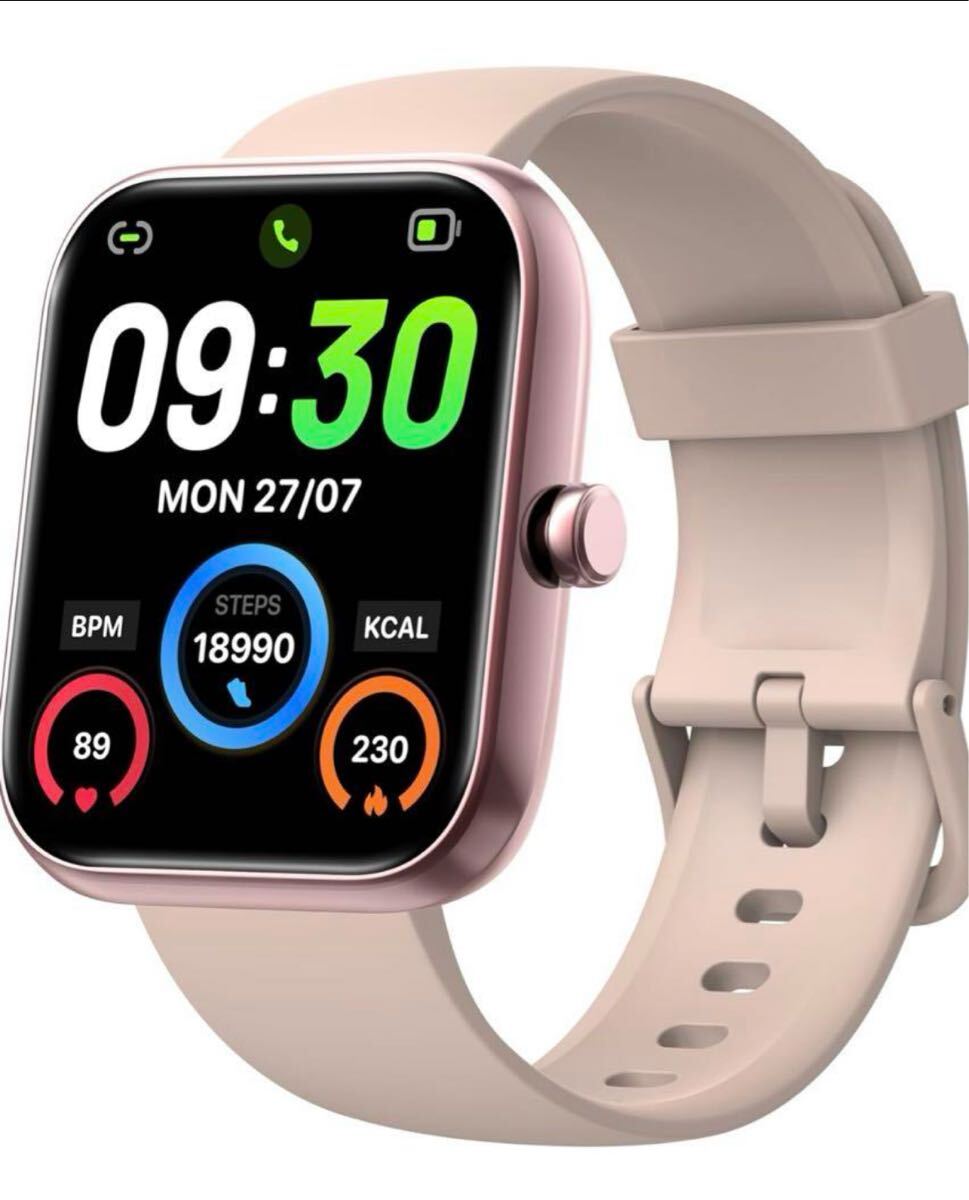 【現品一点限り!】ブラック スマートウォッチ 通話可能 Alexa搭載 Watch 腕時計拍卖