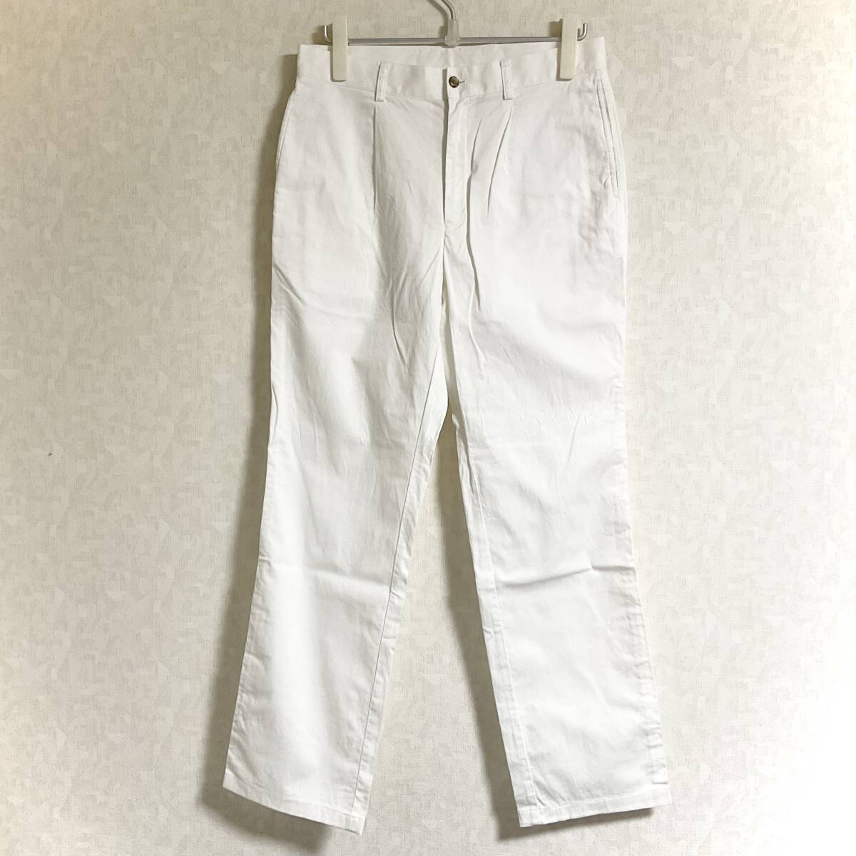 LACOSTE パンツ ホワイト/W82 カノコ/コットン/リネン他 M018 拍卖