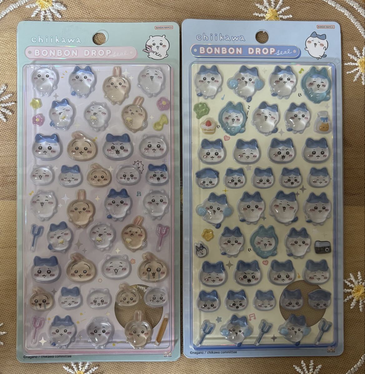 ちいかわ ボンボンドロップシール ちいかわ×ハチワレ×うさぎ ハチワレ 2セット拍卖