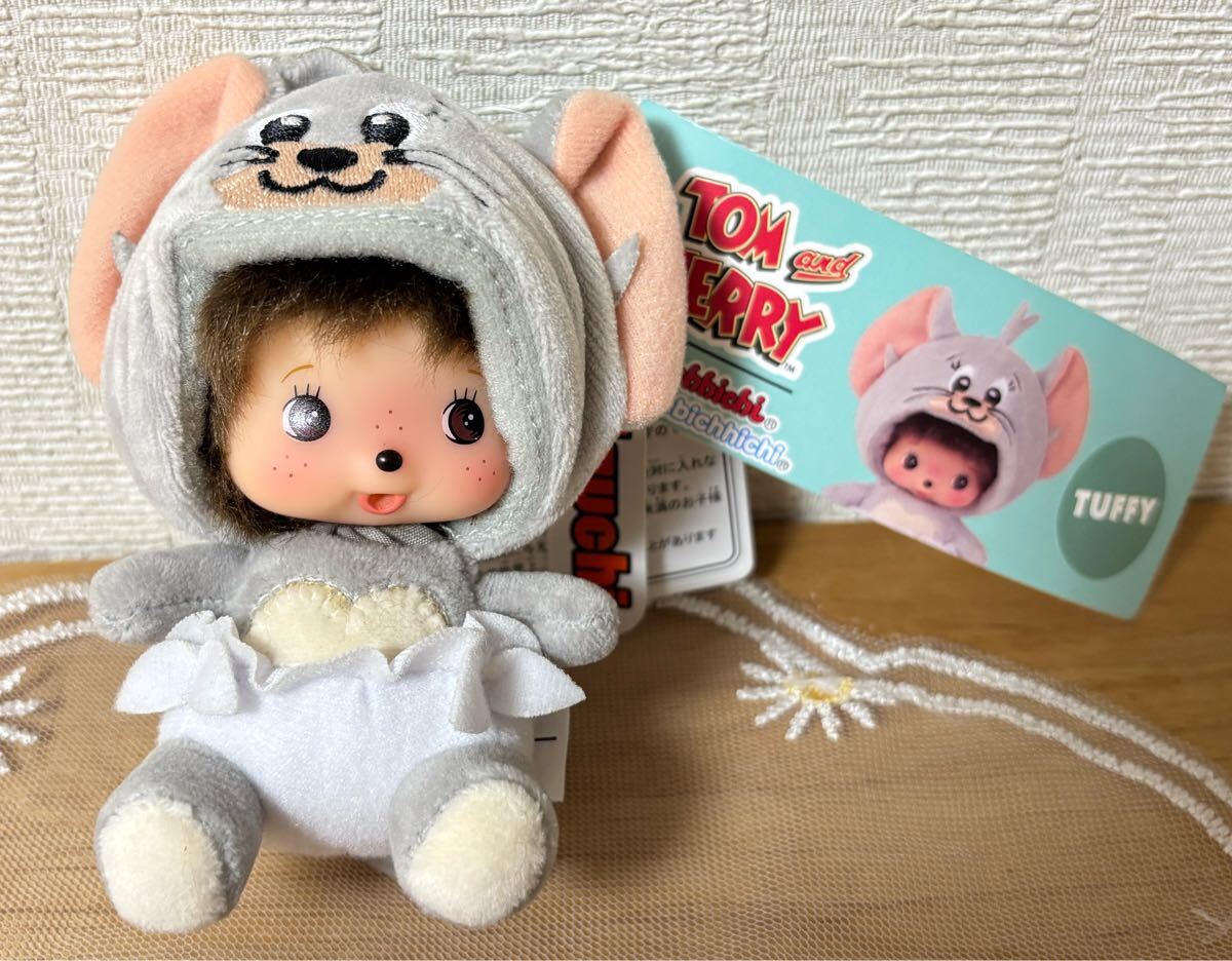 新品未使用 モンチッチ トムとジェリー タフィー ベビチッチ 顔でか SS キーチェーン ぬいぐるみ拍卖