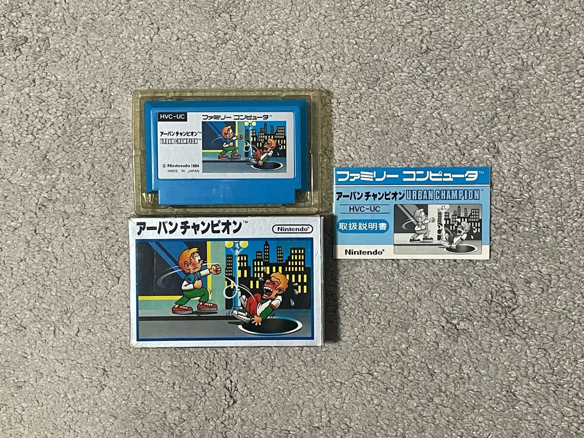 元祖横スクロールアクション! 良品〜美品 銀箱 激レア アーバンチャンピオン 箱説付き拍卖