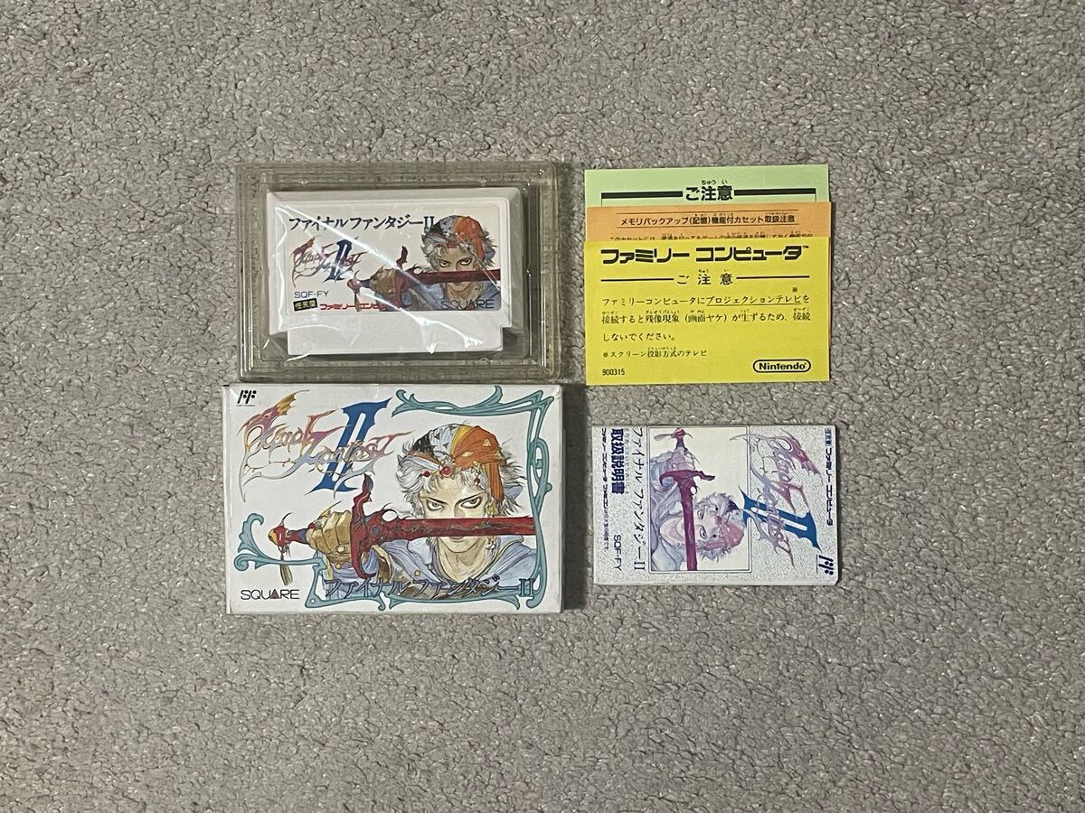 大ヒットFFシリーの2作目! 良品〜美品 激レア ファイナルファンタジーll 箱説付き拍卖