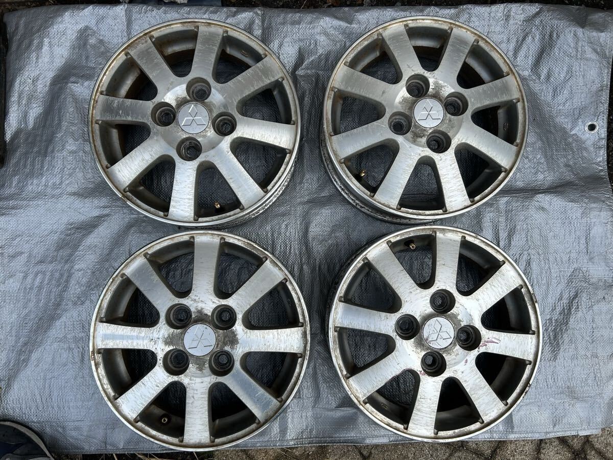 三菱 ミツビシ ekワゴン 純正 アルミホイール 13インチホイール J13X4.00B 4穴 4本セット 拍卖